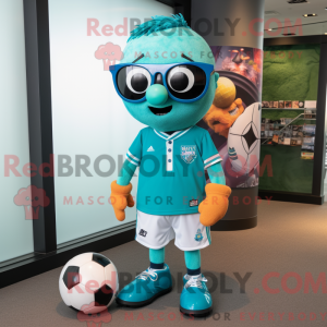 Máscara de bola de futebol...