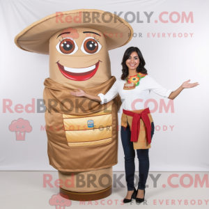 Tan Fajitas mascottekostuum...