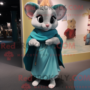 Teal Dormouse maskot...
