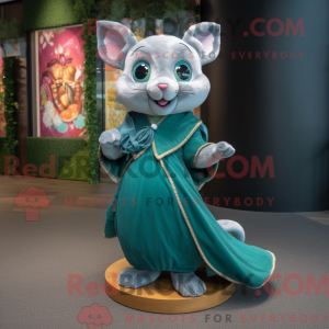 Teal Dormouse mascot...