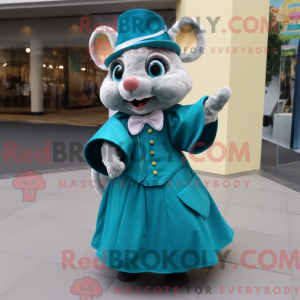 Teal Dormouse maskot...