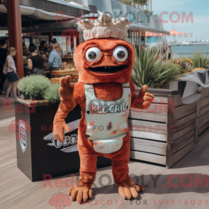 Rust Ceviche maskot kostume...