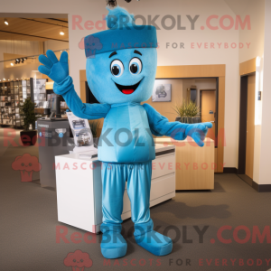 Cyan Queen maskodraktfigur...