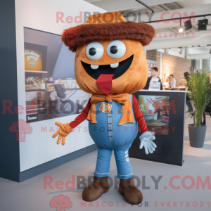Rust Burgers maskot kostume...