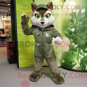 Costume mascotte de Lynx...