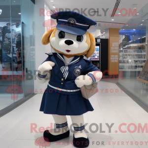 Navy But mascottekostuum...
