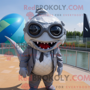 Costume mascotte de Piranha...