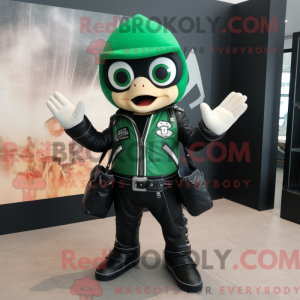 Green Magician mascot...