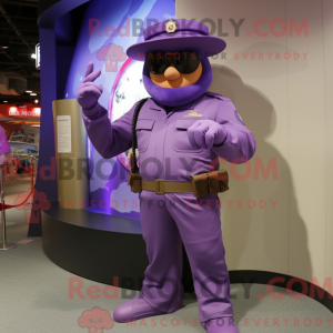 Purple American Soldier...