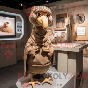 Tan Dodo Bird Maskottchen...