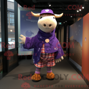 Disfraz de mascota Purple...