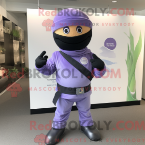 Lavender Ninja mascot...