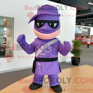 Lavender Ninja mascot...