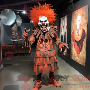 Rust Evil Clown Maskottchen...