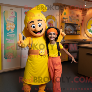 Costume mascotte de Tikka...