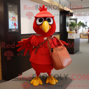 Maskotdraktfigur Red Canary...