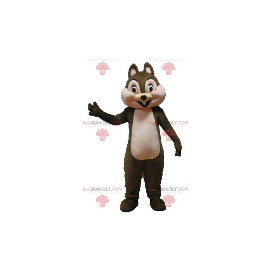 Tic or Tac famoso desenho mascote do esquilo marrom -