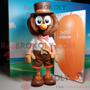 Peach Chocolate Bars mascot...