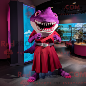 Magenta Megalodon máscara...