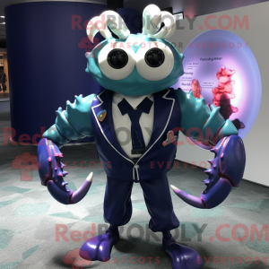 Marinekrab mascottekostuum...