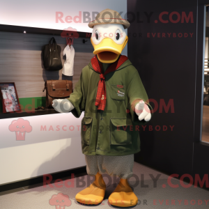 Costume mascotte de canard...