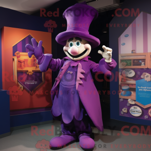 Purple Magician mascot...
