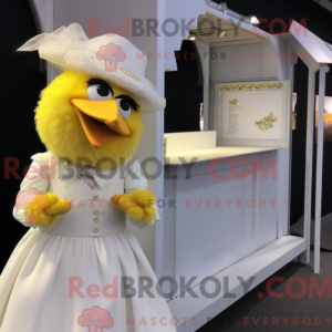 Kanarie-mascottekostuum...