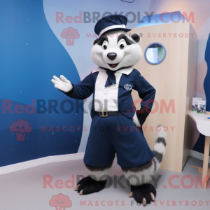 Navy Badger Maskottchen...