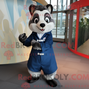 Postava maskota Navy Badger...