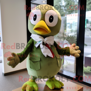 Olive Dove maskotdraktfigur...