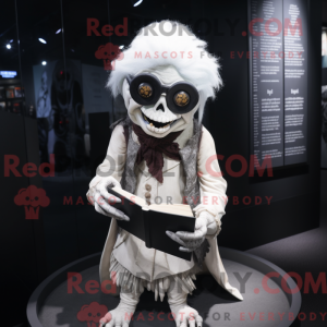 White Undead mascot costume...