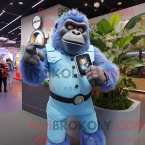 Disfraz de mascota Sky Blue...