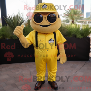 Costume mascotte de Gold...