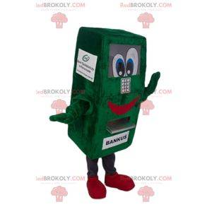 Bank teller mascot