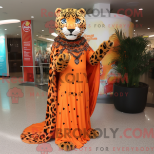 Orange Jaguar maskot...