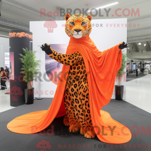 Orange Jaguar maskot...
