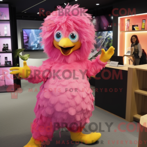 Maskottchenkostüm Pink...