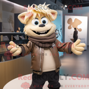 Beige armband mascotte...