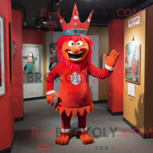 Figura de máscara Red King...
