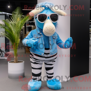 Costume mascotte de zèbre...