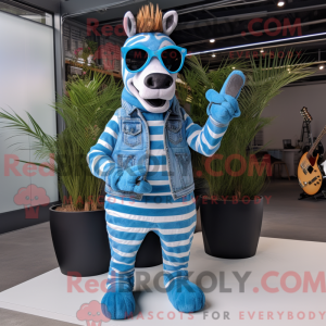 Costume mascotte de zèbre...