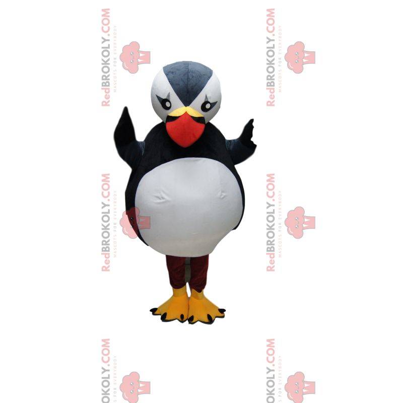 Majestic puffin mascot. Puffin costume