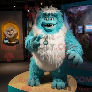 Costume de mascotte de yéti...