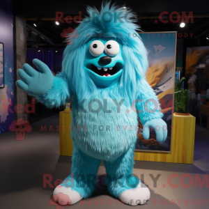 Costume de mascotte de yéti...