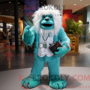 Costume de mascotte de yéti...