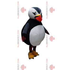 Mascotte de macareux majestueux. Costume de macareux