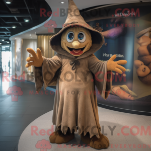 Figura de máscara de bruxa...