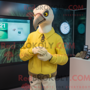 Lemon Yellow Vulture mascot...