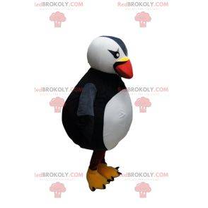 Mascotte de macareux majestueux. Costume de macareux