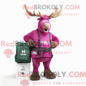 Costume de mascotte d élan...